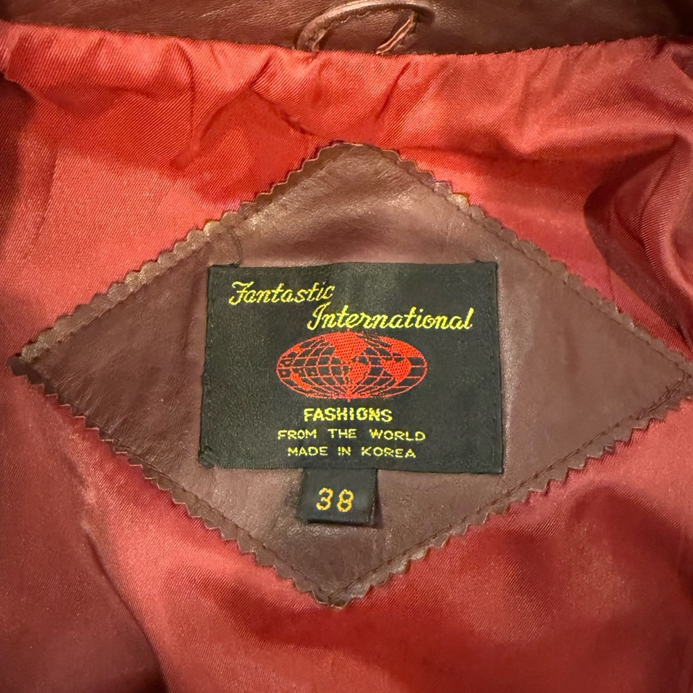 Brown Lightweight Shirt Jacket with Structured Shoulders - Picture 3 of 4